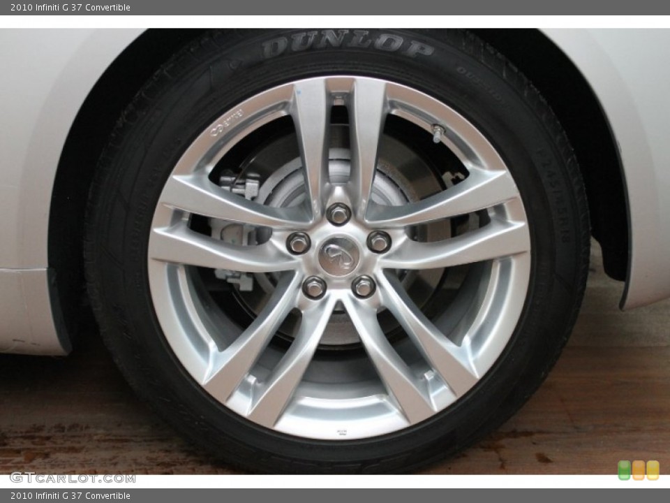 2010 Infiniti G 37 Convertible Wheel and Tire Photo #77260433