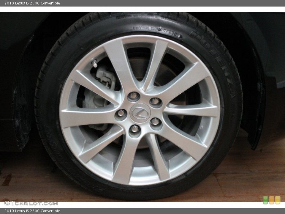 2010 Lexus IS 250C Convertible Wheel and Tire Photo #77261243