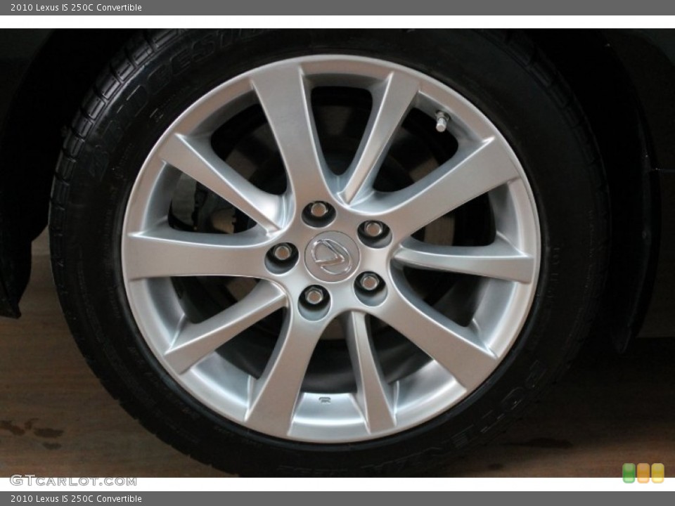 2010 Lexus IS 250C Convertible Wheel and Tire Photo #77261277