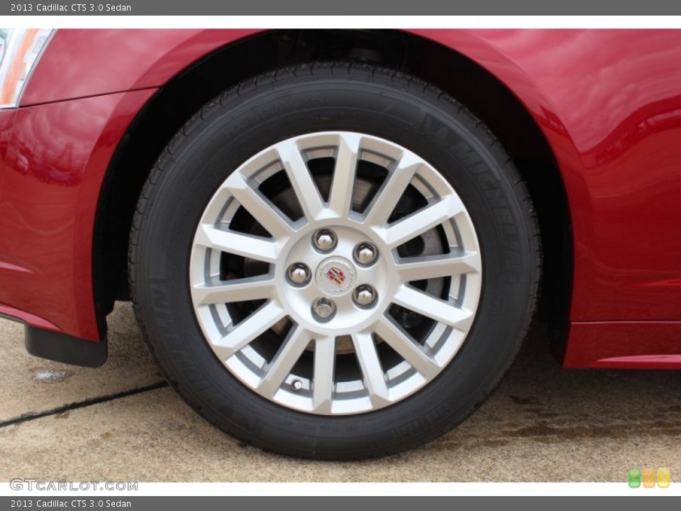 2013 Cadillac CTS 3.0 Sedan Wheel and Tire Photo #77267012