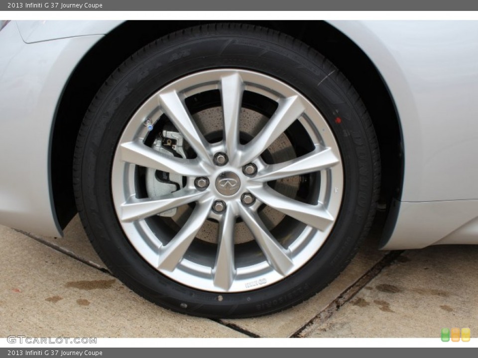 2013 Infiniti G 37 Journey Coupe Wheel and Tire Photo #77267708