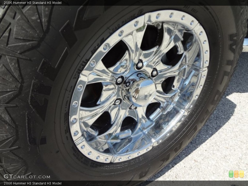 2006 Hummer H3 Custom Wheel and Tire Photo #77268662
