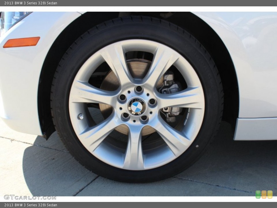 2013 BMW 3 Series 328i Sedan Wheel and Tire Photo #77276816