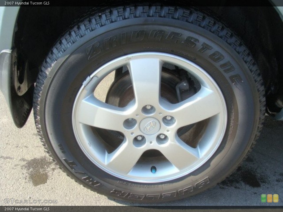 2007 Hyundai Tucson GLS Wheel and Tire Photo #77281539