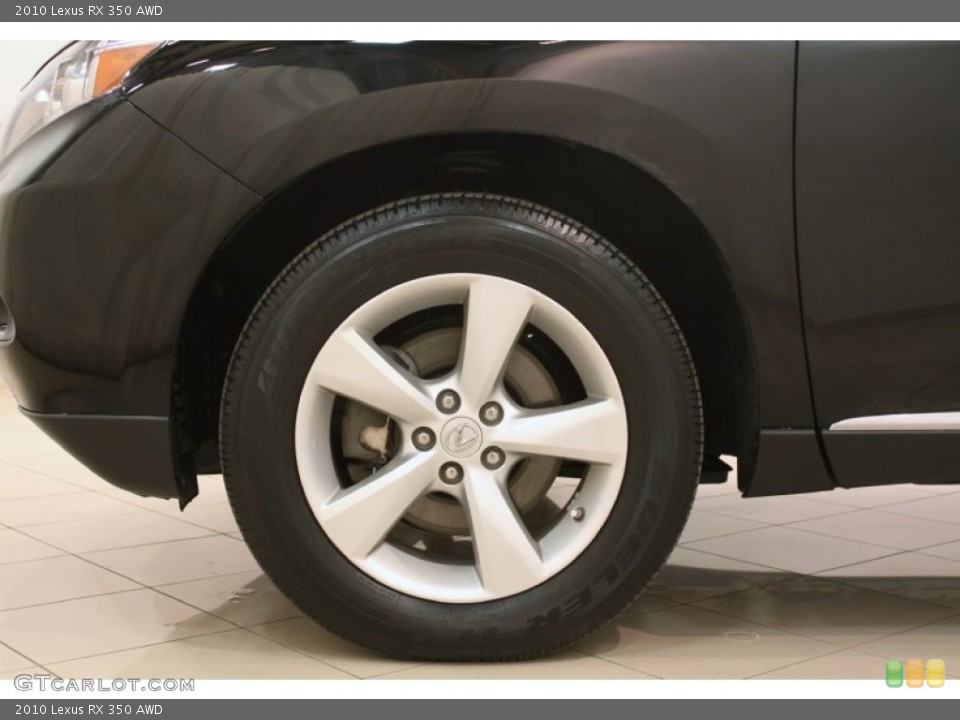 2010 Lexus RX 350 AWD Wheel and Tire Photo #77283554