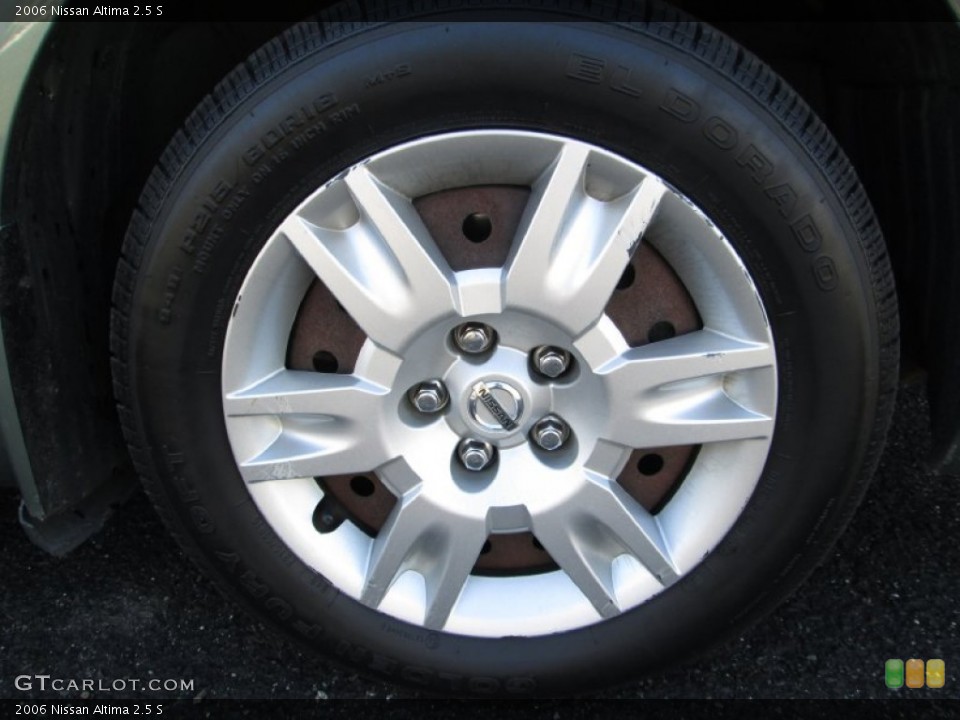 2006 Nissan Altima 2.5 S Wheel and Tire Photo #77291292