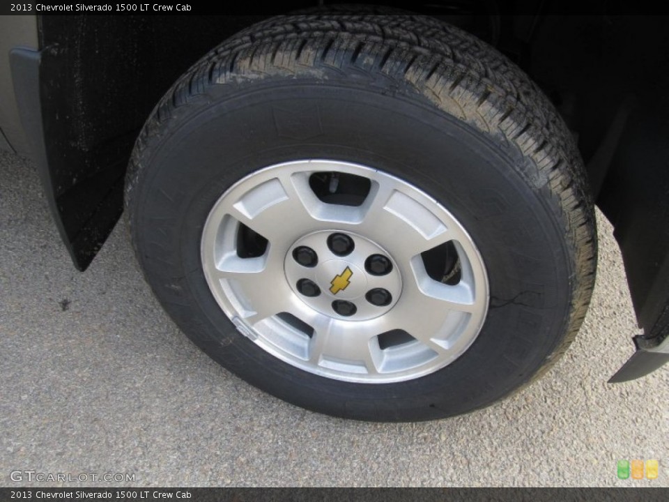 2013 Chevrolet Silverado 1500 LT Crew Cab Wheel and Tire Photo #77291313
