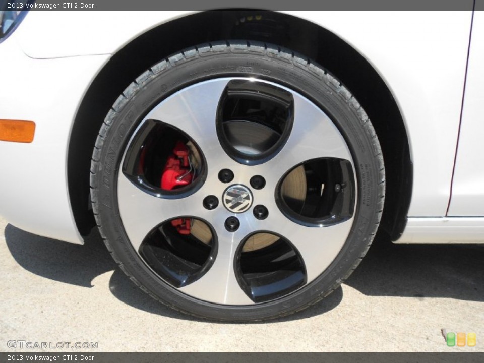 2013 Volkswagen GTI 2 Door Wheel and Tire Photo #77297076