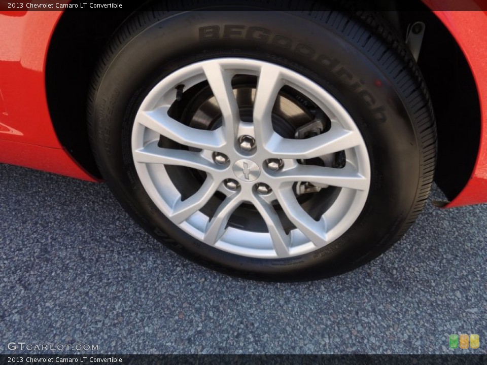 2013 Chevrolet Camaro LT Convertible Wheel and Tire Photo #77299830