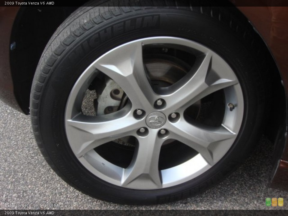2009 Toyota Venza V6 AWD Wheel and Tire Photo #77300256