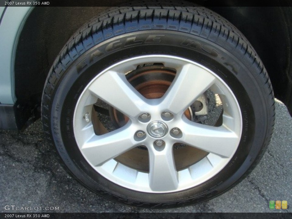 2007 Lexus RX 350 AWD Wheel and Tire Photo #77301264