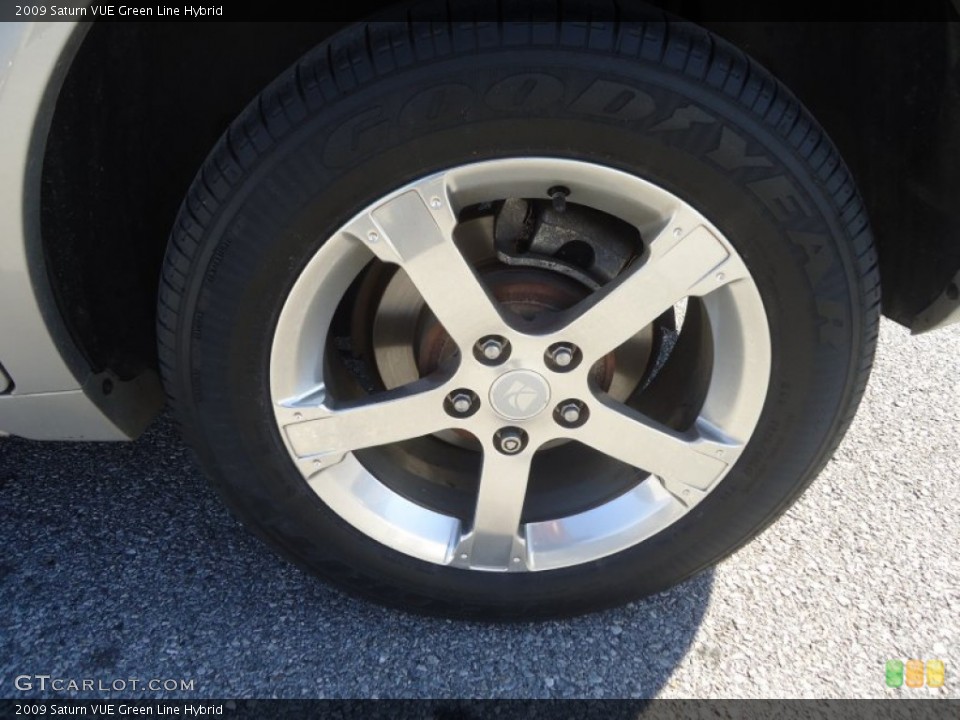 2009 Saturn VUE Green Line Hybrid Wheel and Tire Photo #77308300