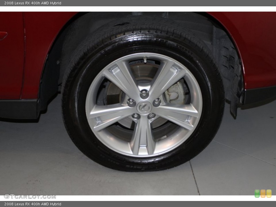 2008 Lexus RX 400h AWD Hybrid Wheel and Tire Photo #77309312