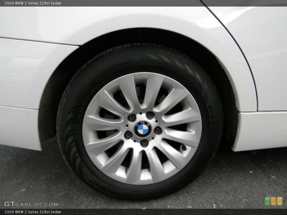 2009 BMW 3 Series 328xi Sedan Wheel and Tire Photo #77309595