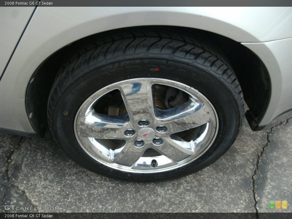 2008 Pontiac G6 GT Sedan Wheel and Tire Photo #77309751