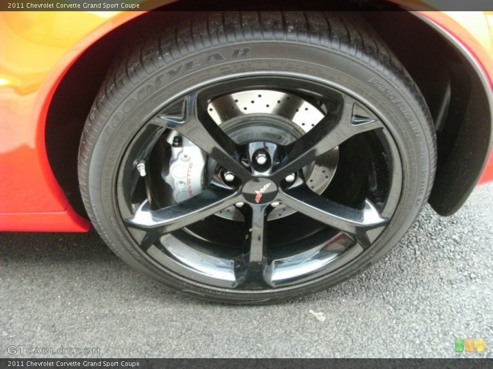 2011 Chevrolet Corvette Grand Sport Coupe Wheel and Tire Photo #77310199