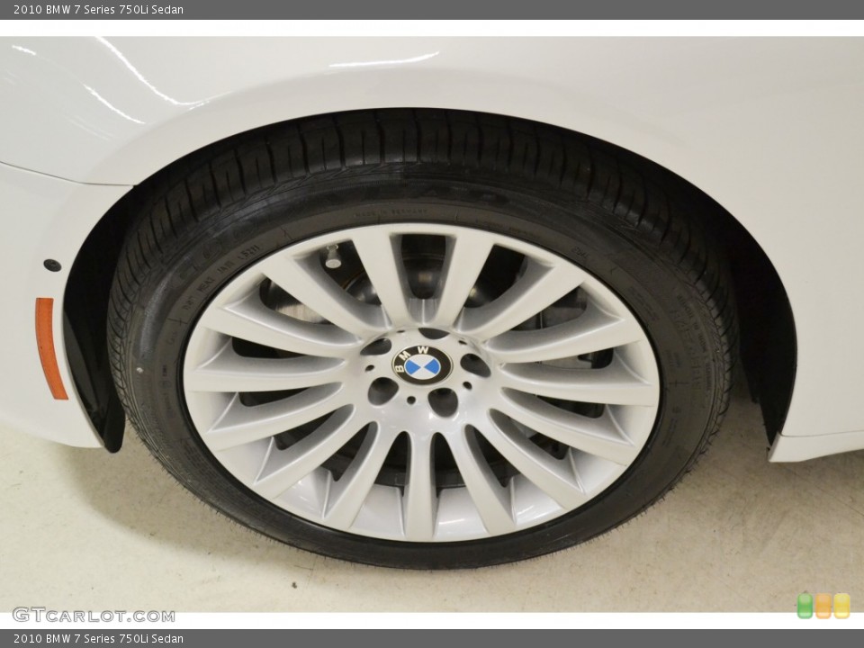 2010 BMW 7 Series 750Li Sedan Wheel and Tire Photo #77310880