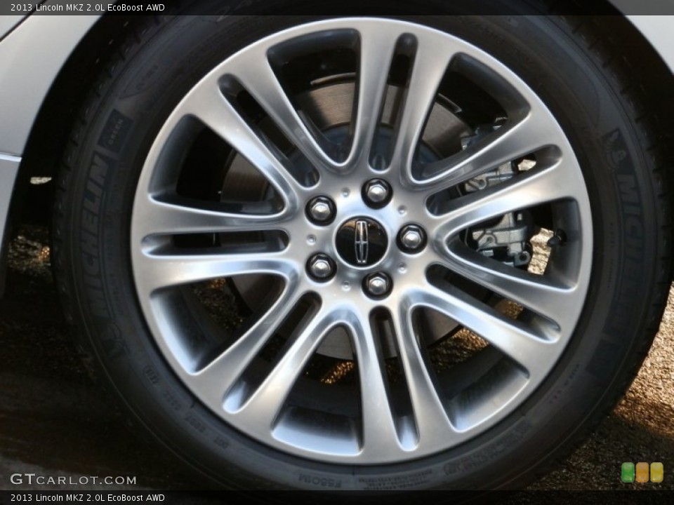 2013 Lincoln MKZ 2.0L EcoBoost AWD Wheel and Tire Photo #77311722