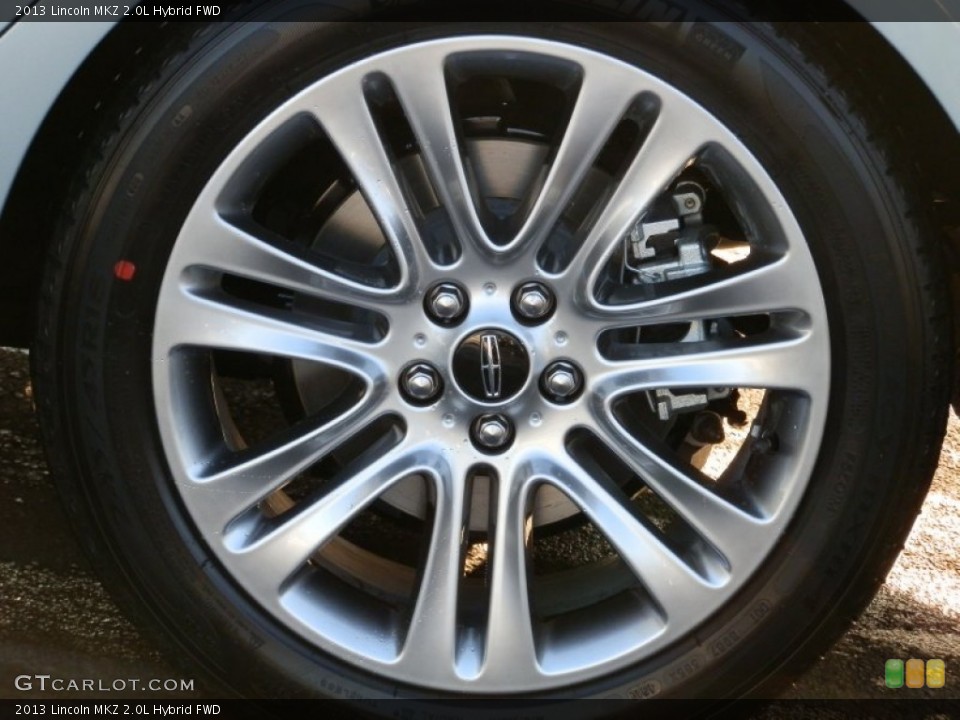 2013 Lincoln MKZ 2.0L Hybrid FWD Wheel and Tire Photo #77312118