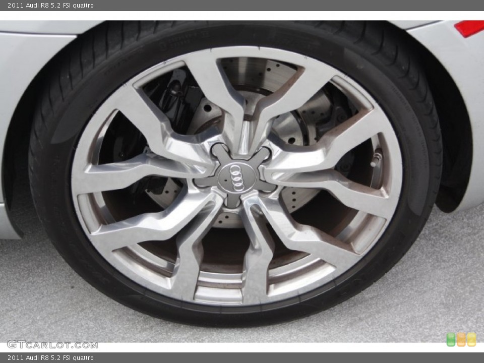 2011 Audi R8 5.2 FSI quattro Wheel and Tire Photo #77314186