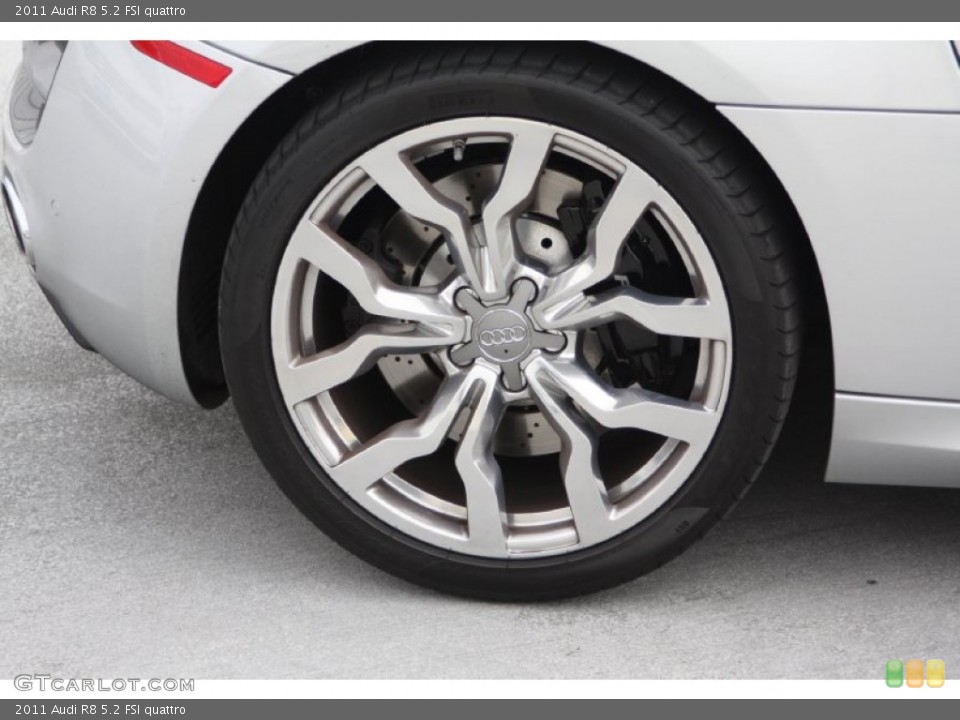 2011 Audi R8 5.2 FSI quattro Wheel and Tire Photo #77314281