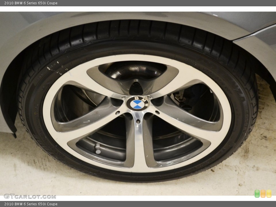 2010 BMW 6 Series 650i Coupe Wheel and Tire Photo #77315383