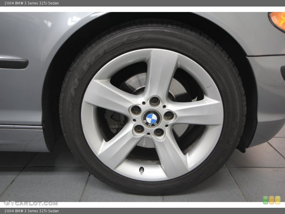 2004 BMW 3 Series 325i Sedan Wheel and Tire Photo #77317845