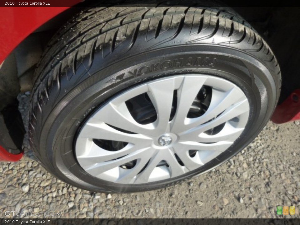 2010 Toyota Corolla XLE Wheel and Tire Photo #77326362