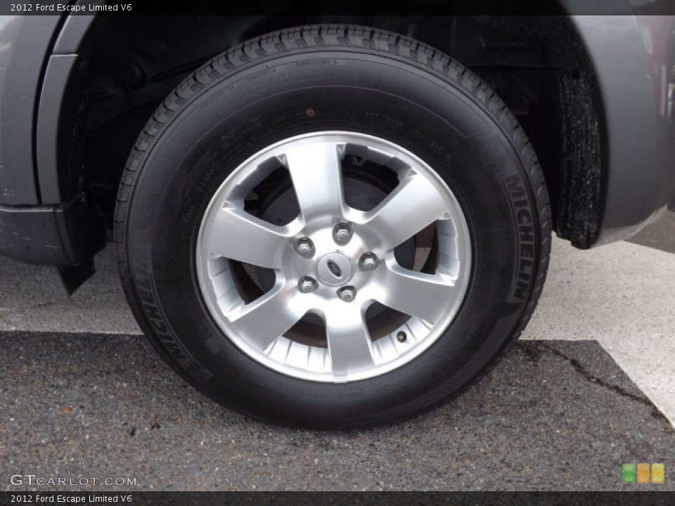 2012 Ford Escape Limited V6 Wheel and Tire Photo #77326386