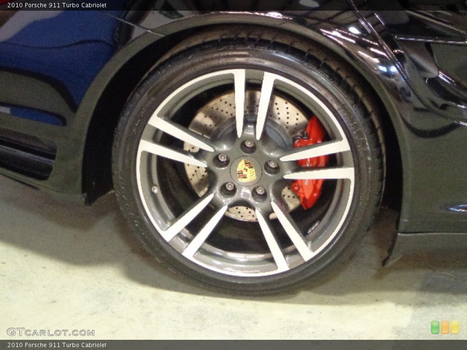2010 Porsche 911 Turbo Cabriolet Wheel and Tire Photo #77333103