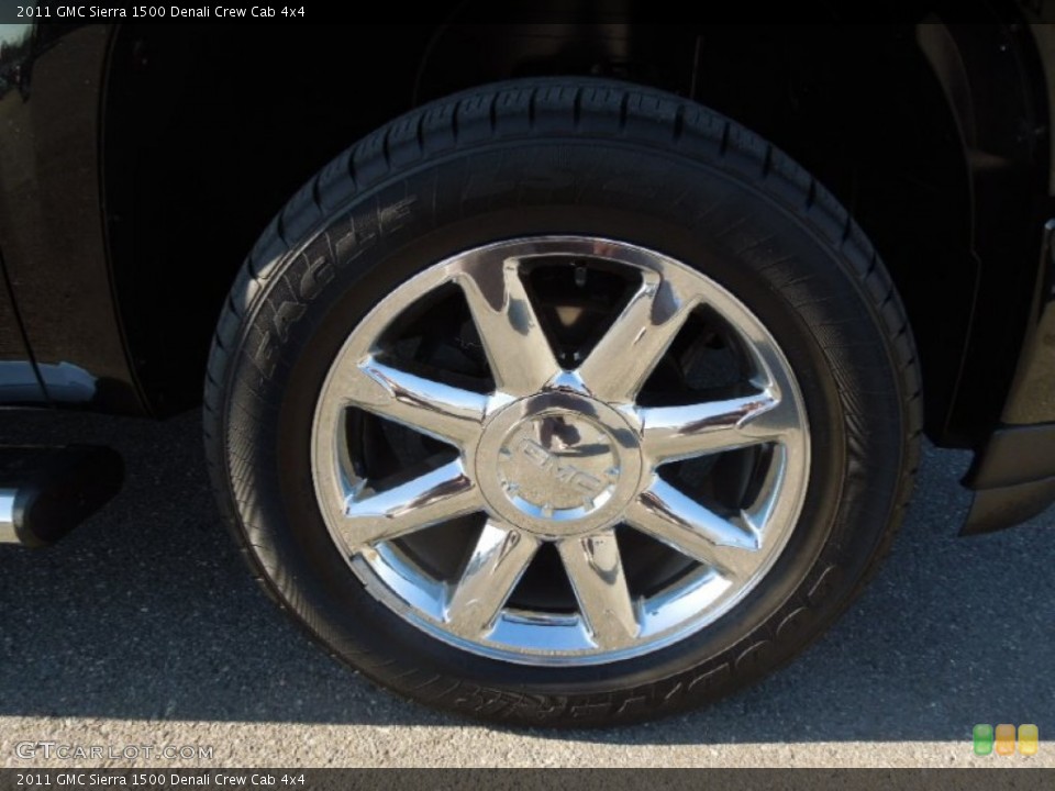 2011 GMC Sierra 1500 Denali Crew Cab 4x4 Wheel and Tire Photo #77341396