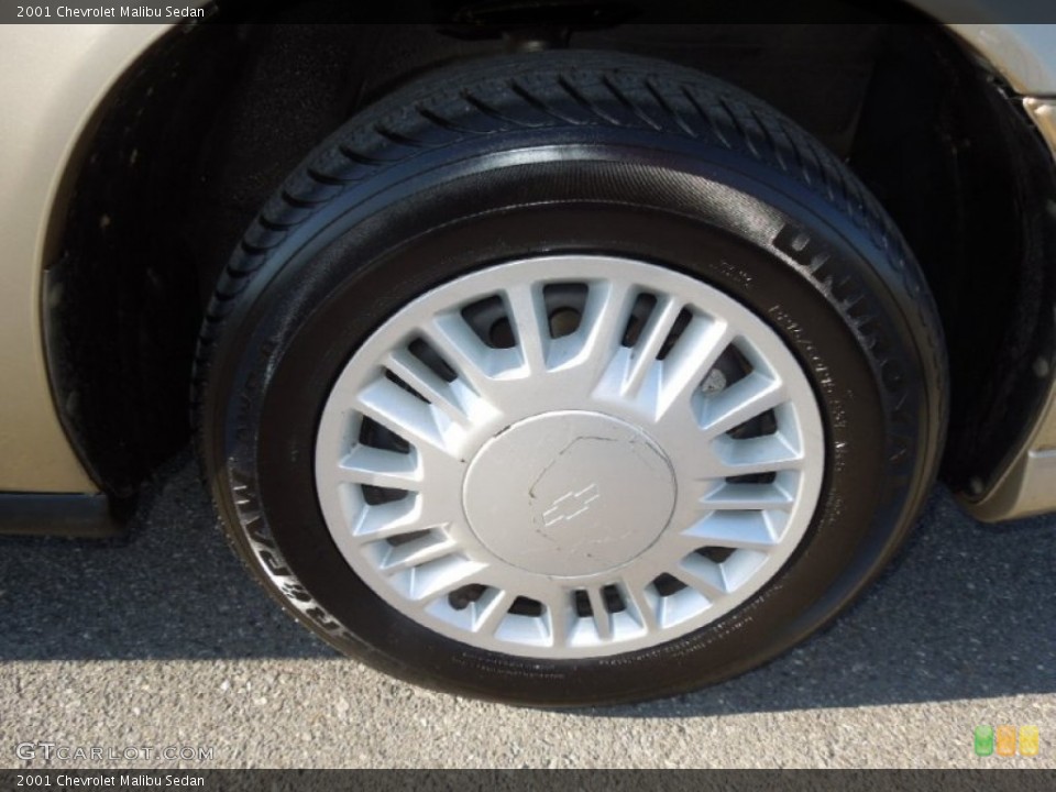 2001 Chevrolet Malibu Sedan Wheel and Tire Photo #77342449
