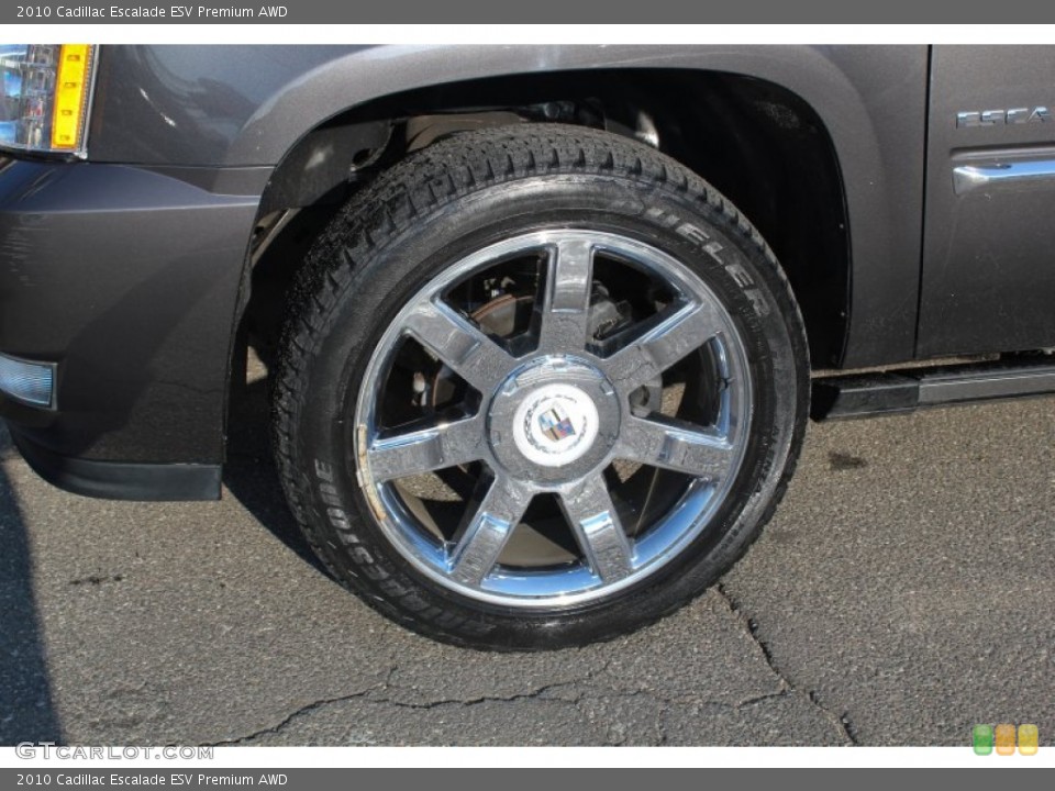 2010 Cadillac Escalade ESV Premium AWD Wheel and Tire Photo #77348147