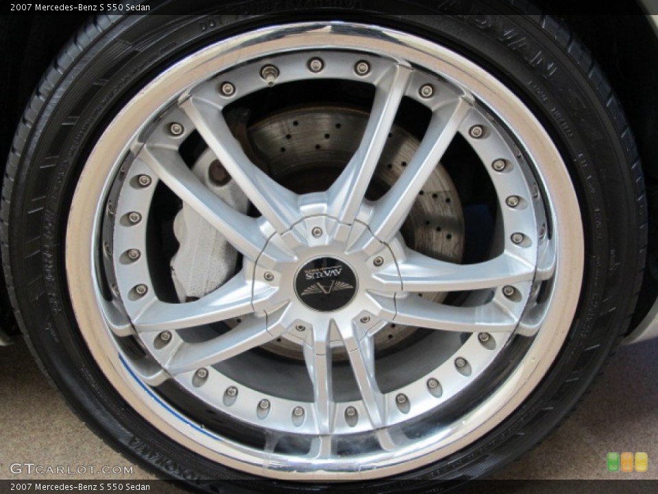 2007 Mercedes-Benz S Custom Wheel and Tire Photo #77352990