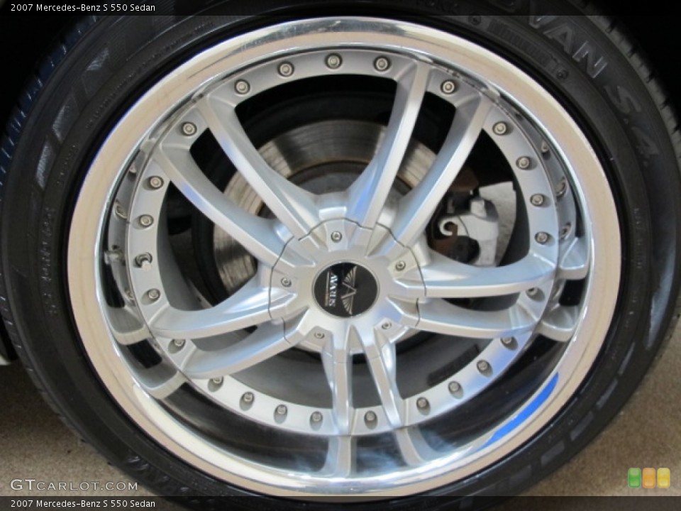 2007 Mercedes-Benz S Custom Wheel and Tire Photo #77353014