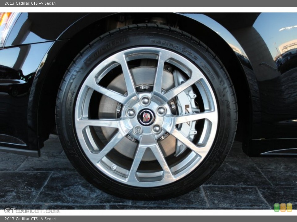 2013 Cadillac CTS -V Sedan Wheel and Tire Photo #77358351