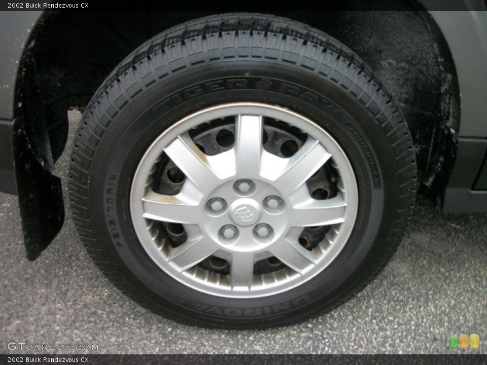 2002 Buick Rendezvous CX Wheel and Tire Photo #77366235