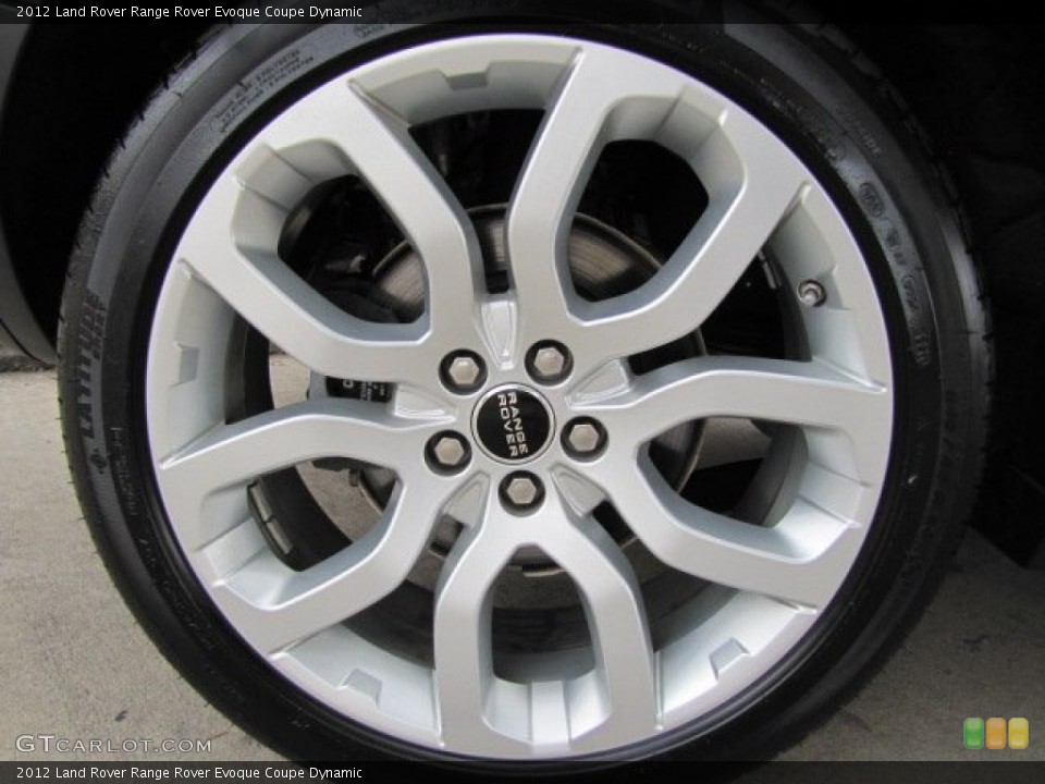 2012 Land Rover Range Rover Evoque Coupe Dynamic Wheel and Tire Photo #77370601