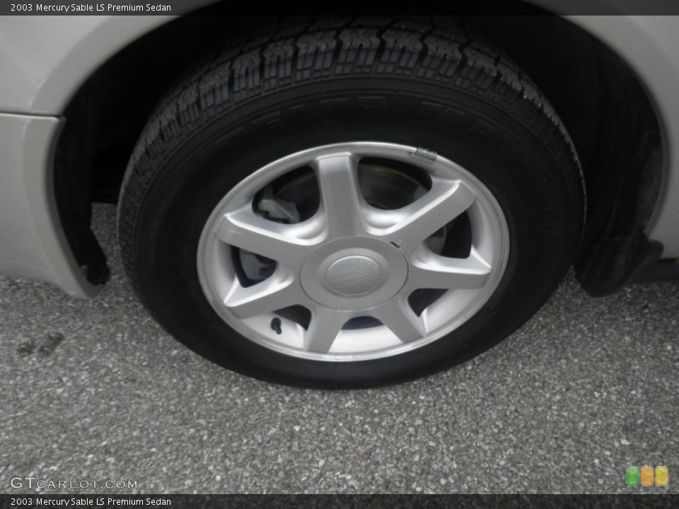 2003 Mercury Sable LS Premium Sedan Wheel and Tire Photo #77371317