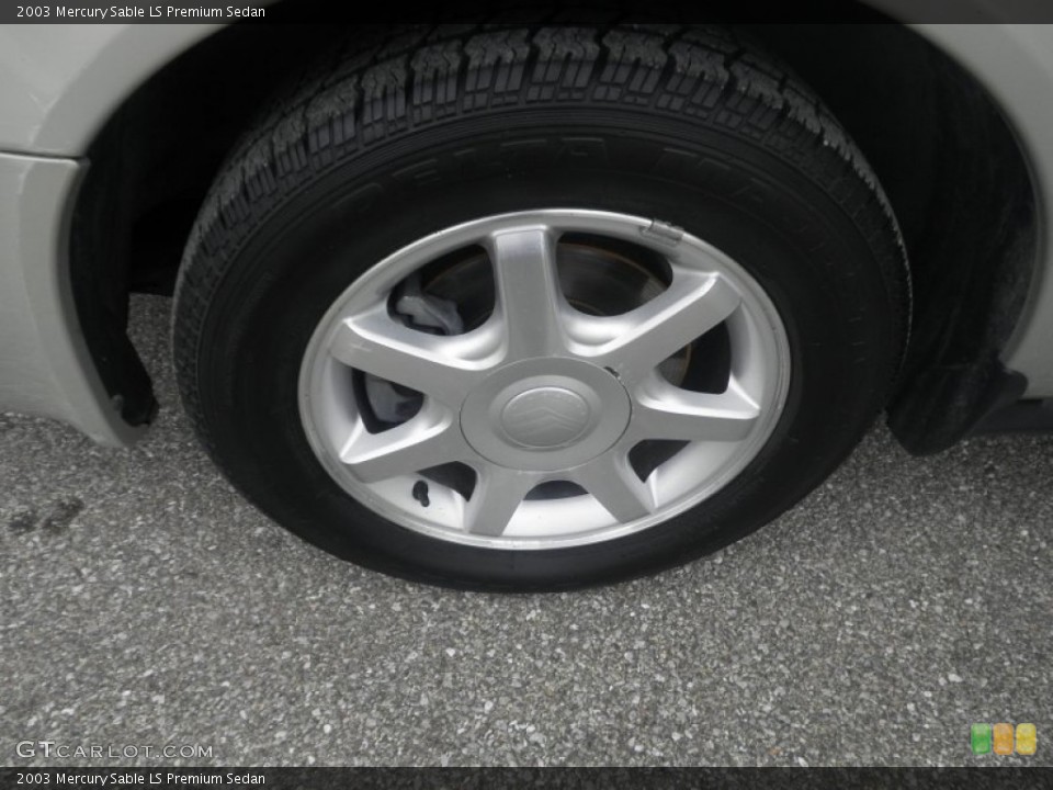 2003 Mercury Sable LS Premium Sedan Wheel and Tire Photo #77371341