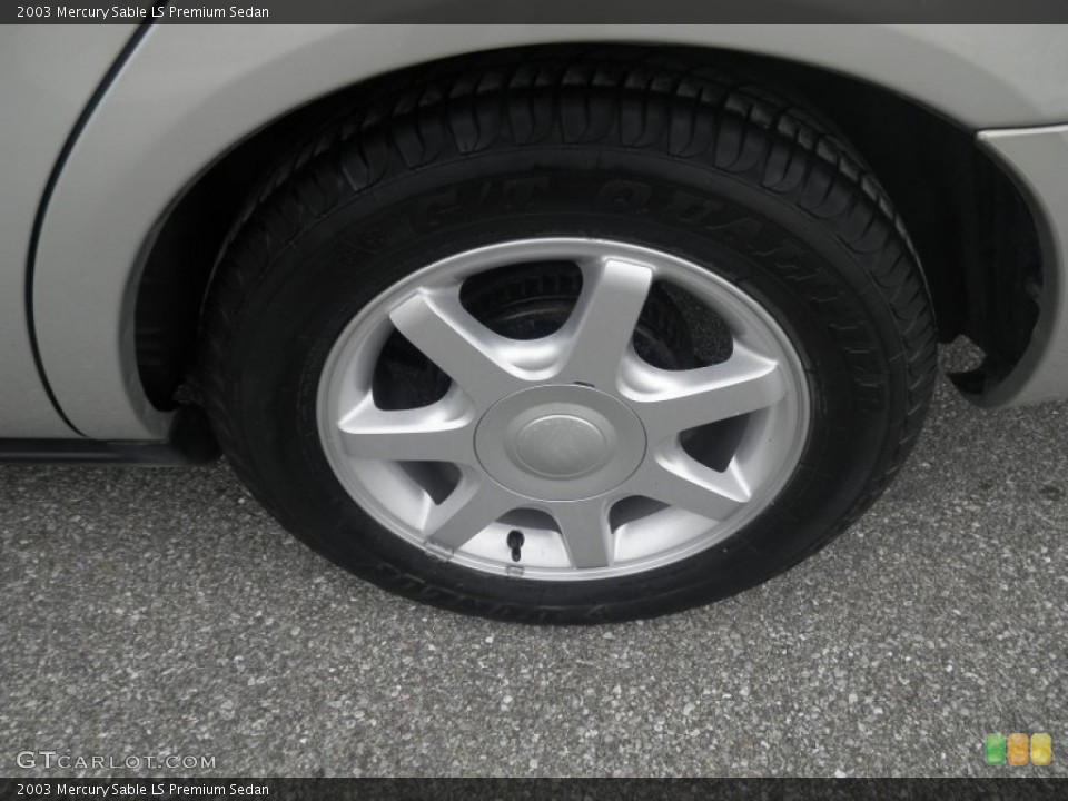 2003 Mercury Sable LS Premium Sedan Wheel and Tire Photo #77371374