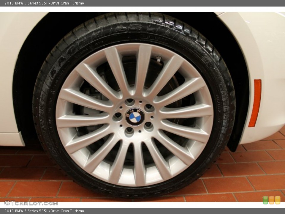 2013 BMW 5 Series 535i xDrive Gran Turismo Wheel and Tire Photo #77372410