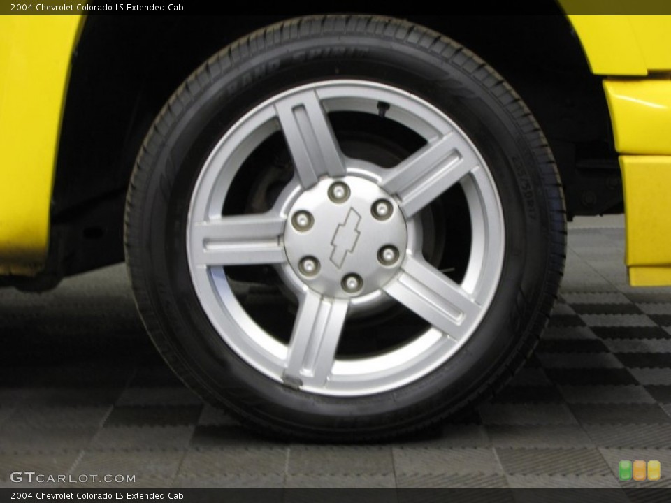 2004 Chevrolet Colorado LS Extended Cab Wheel and Tire Photo #77372632