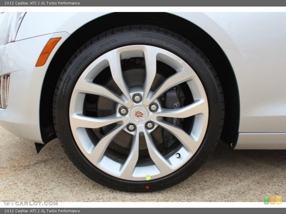 2013 Cadillac ATS 2.0L Turbo Performance Wheel and Tire Photo #77375358