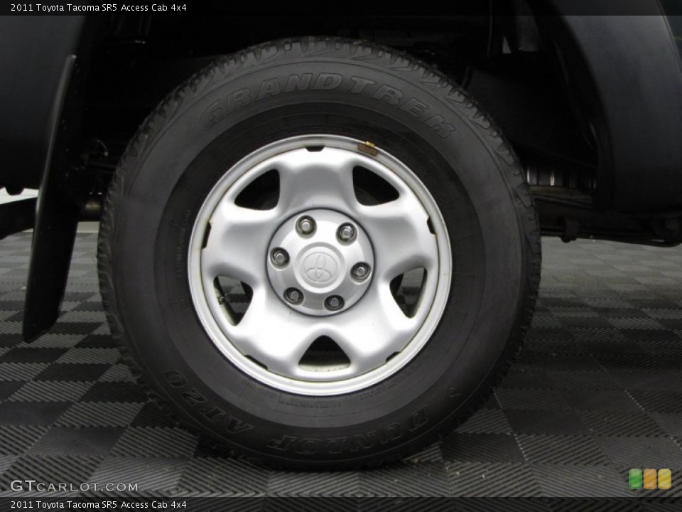 2011 Toyota Tacoma SR5 Access Cab 4x4 Wheel and Tire Photo #77379078