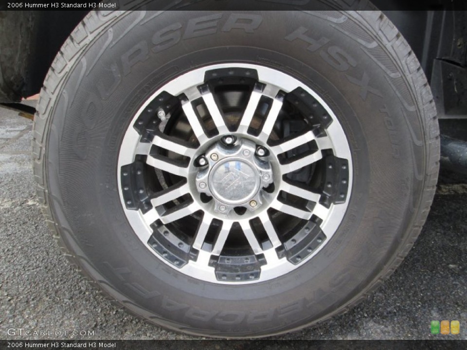 2006 Hummer H3 Custom Wheel and Tire Photo #77381640