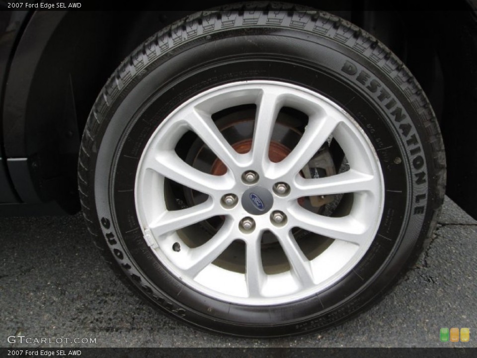 2007 Ford Edge SEL AWD Wheel and Tire Photo #77382507