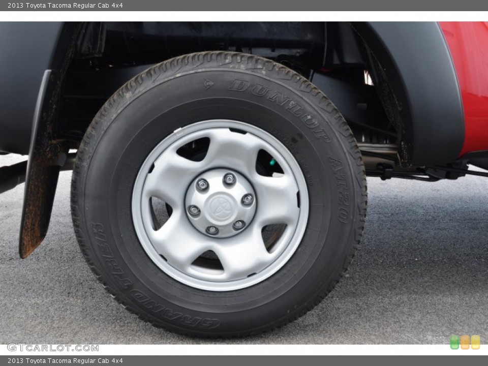 2013 Toyota Tacoma Regular Cab 4x4 Wheel and Tire Photo #77388300