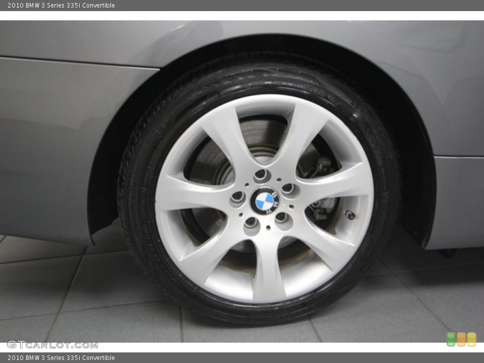 2010 BMW 3 Series 335i Convertible Wheel and Tire Photo #77397426