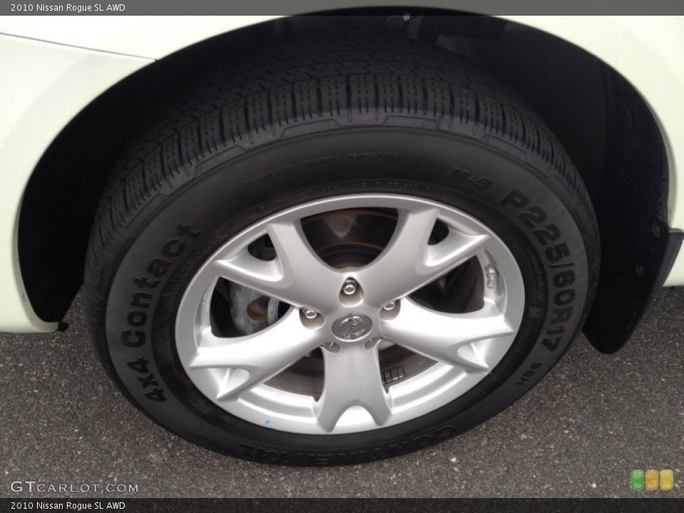 2010 Nissan Rogue SL AWD Wheel and Tire Photo #77400466